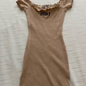 Small fashionnova dress “over it “ quote